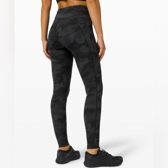 Lululemon 6 Swift Speed High-Rise Tight 28" Heritage 365 Camo Coal Multi Black - Picture 2 of 14